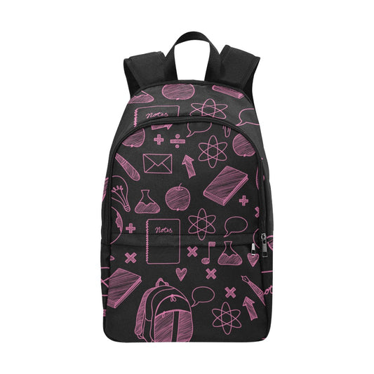 Pink School Supply Backpack