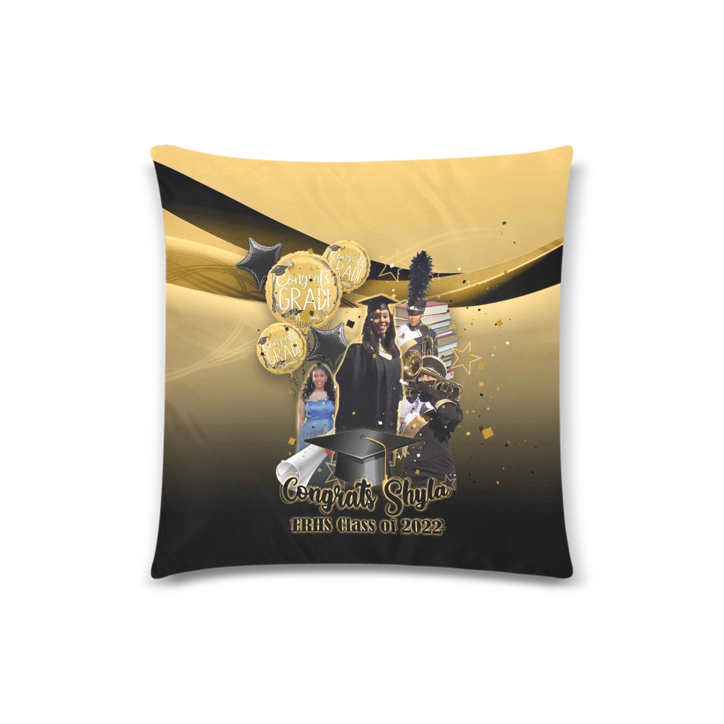 Graduation Pillow case