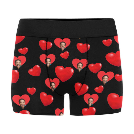 Men's  all over print boxer briefs